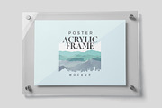 Wall Mounted Acrylic Frame Mockups, a Product Mockup by GfxFoundry (Thumbnail 1 of 6)