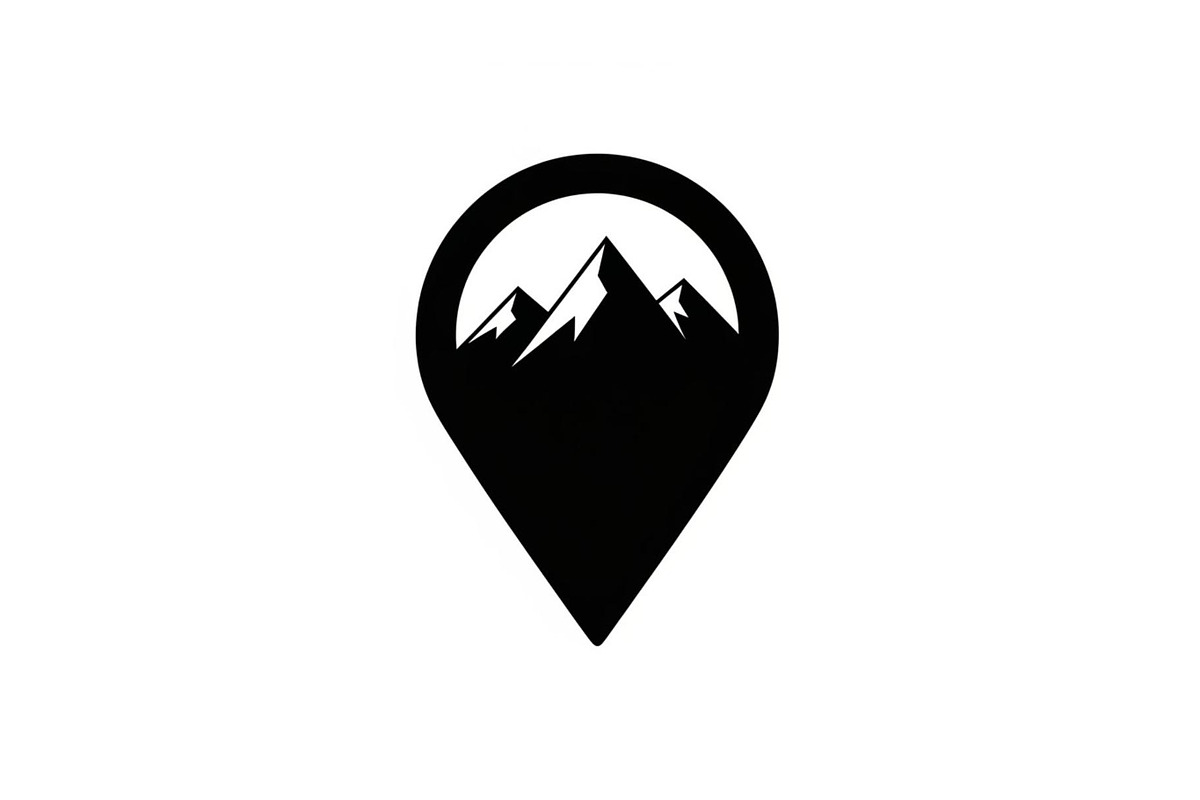 Mountain Location Pin Icon Set, a Graphic by hafijul (Photo 7 of 11)
