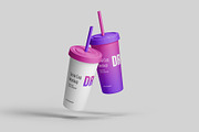 Drink Cup Mockup - 8 Views, a Cups & Container Mockup by Illusiongraphic (Thumbnail 3 of 23)