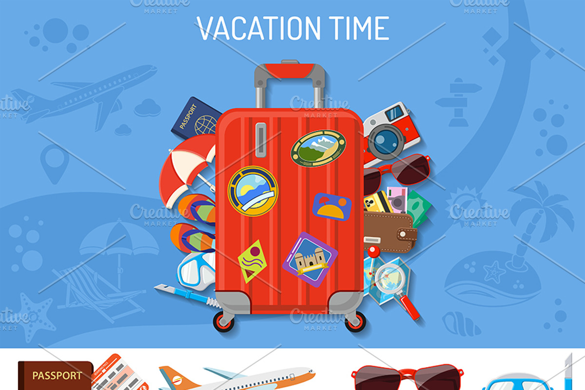 Vacation and Travel Themes, a Technology Illustration by TAlex (Photo 4 of 7)
