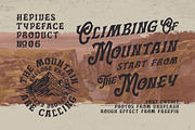 Hepives Texture Font, a Font by Nocturnal Workspace (Thumbnail 6 of 8)
