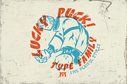 Lucky Puck | Playful Display Font, a Script Font by Bend Industries (Thumbnail 7 of 8)