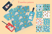 Hello Polar Bear!- clipart set, a Graphic by ComelyPics Shop (Thumbnail 6 of 9)