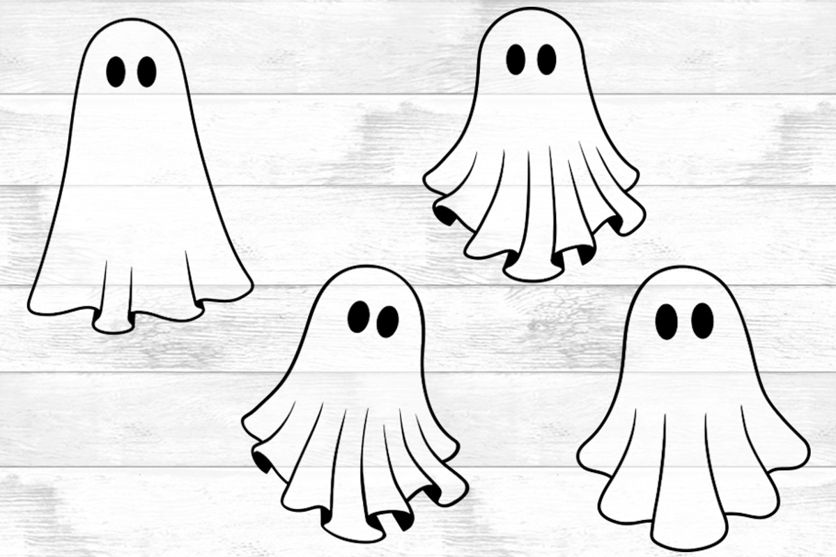 Ghost SVG PNG, Ghost Halloween Svg., an Object Graphic by Doodle Cloud Studio