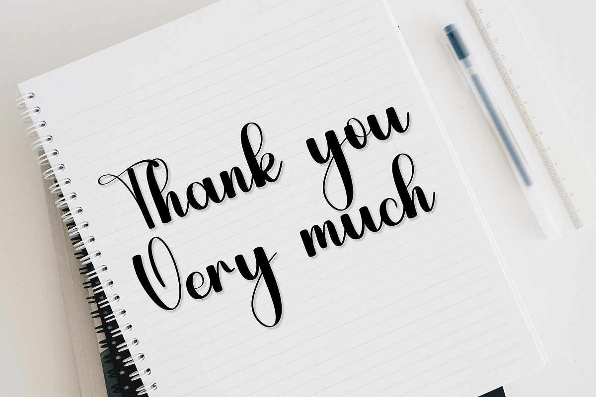 With me, a Handwritten Font by InermediaSTUDIO (Photo 5 of 7)