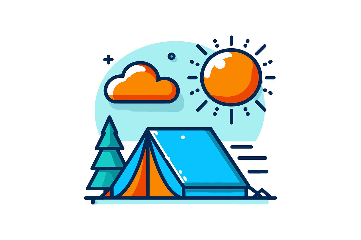 Camping Adventure Icon Set, an Object Graphic by Gfx_Store (Photo 8 of 13)
