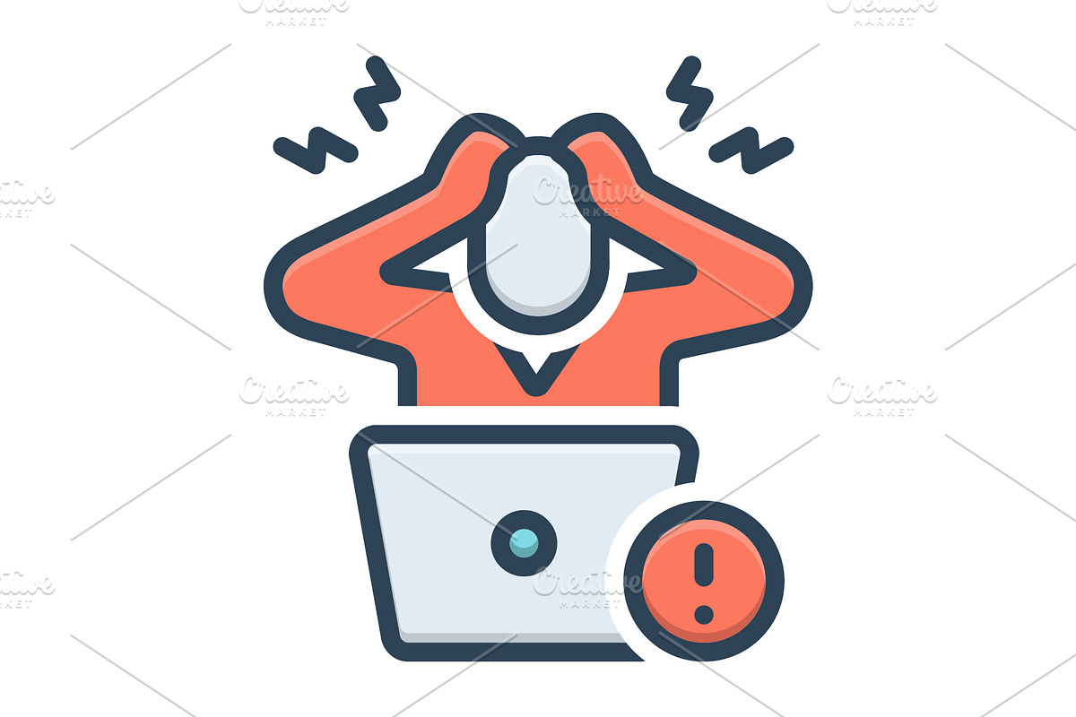 Mistake erroneousness color icon, a Duotone Icon by Creative priyanka