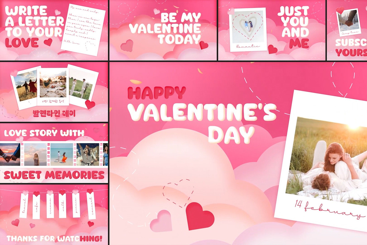 Valentine's Day Typography | DaVinci, a Templates & Theme by FlashFXbox (Photo 1 of 2)