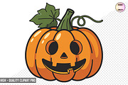 Halloween Pumpkin Clipart Bundle, a Graphic by crative8112 (Thumbnail 2 of 10)