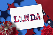 Liberty Font Duo - Stacked Font, a Font by CraftyLittleNodes (Thumbnail 3 of 5)