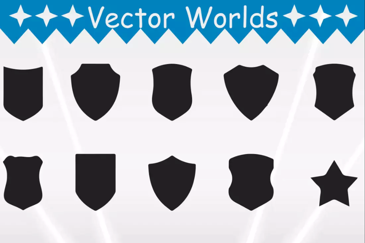 Police badge shape Svg, Police Svg, an Object Graphic by VectorWorlds (Photo 3 of 3)