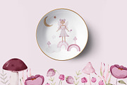 The pink world of baby girl set, an Illustration by nathalieclaire (Thumbnail 11 of 16)