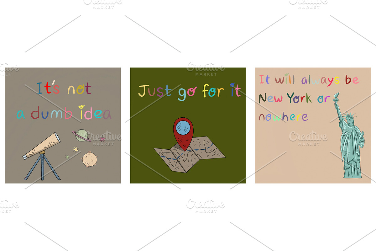 motivational emotional quotes, a Decorative Illustration by SaintPic illustrations (Photo 6 of 9)