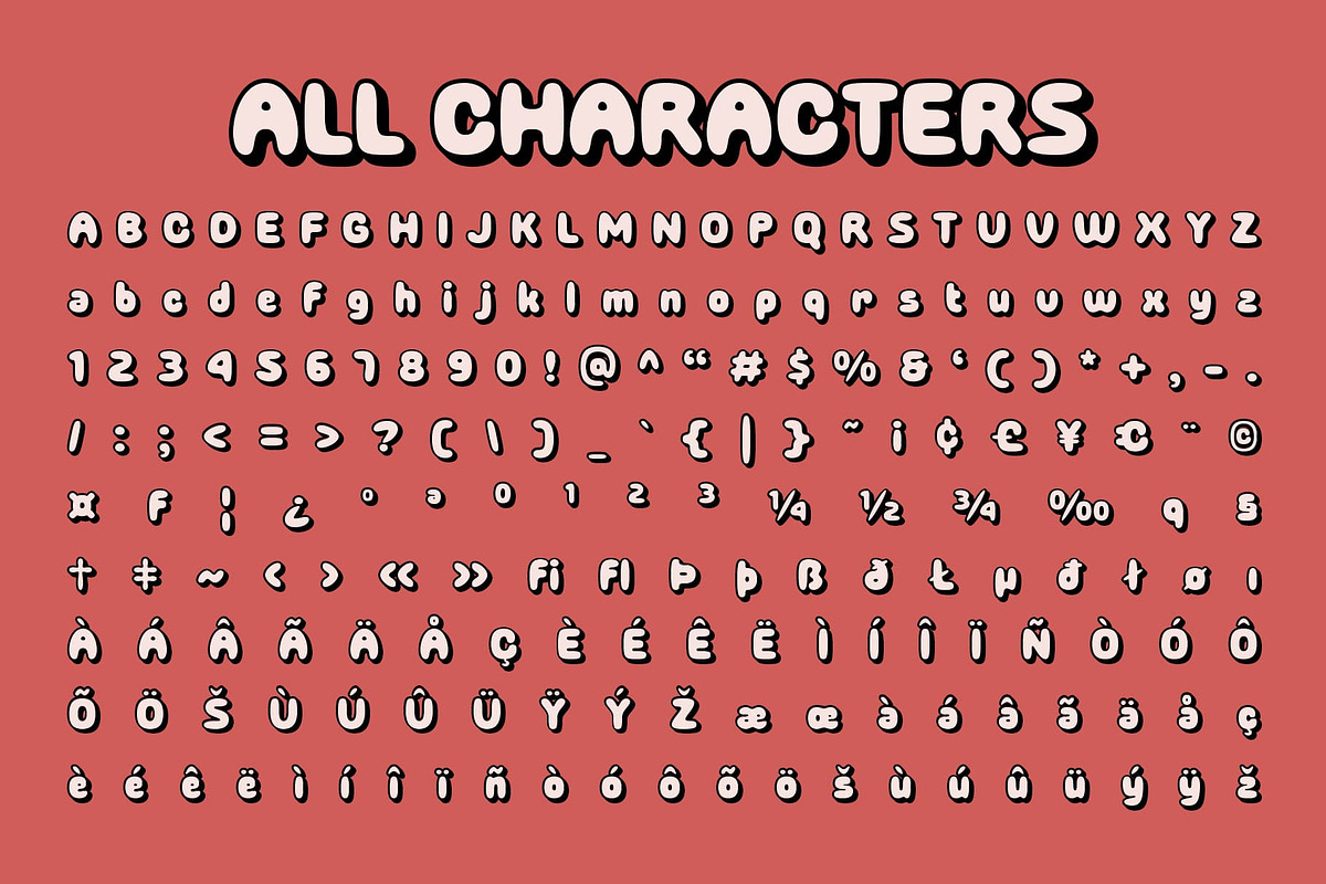 Clefy 3D, a Sans Serif Font by Craft Supply Co. (Photo 8 of 8)