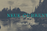 Neue Current Display, a Font by noah.delagardelle (Thumbnail 1 of 12)
