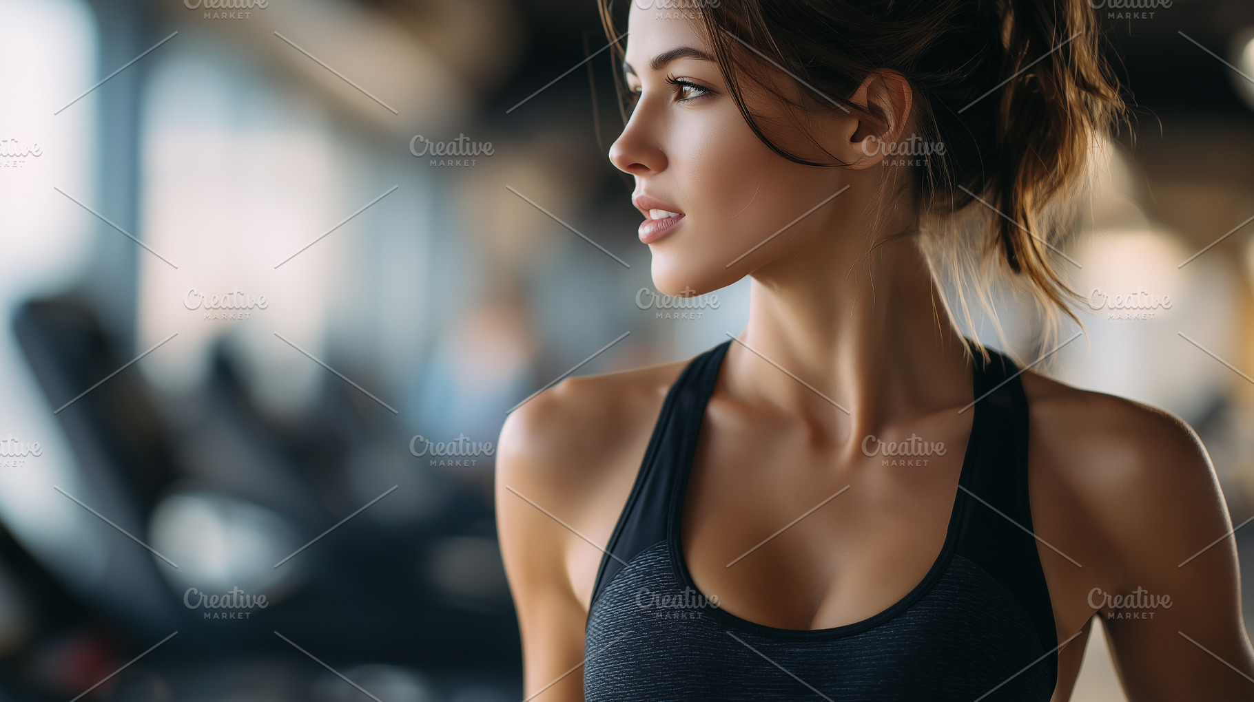 Fit young woman in sportswear stands, a Sports & Recreation Photo by MistyDay