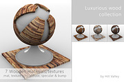 7 Luxurious Wooden materials, a Textures & Material 3D Model by DutchDigitalDesign (Thumbnail 3 of 4)