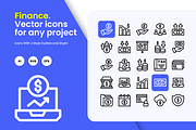 Finance Icon, a Duotone Icon by HacaStudio (Thumbnail 1 of 3)