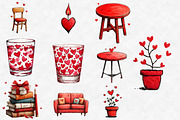 Doodle Valentine Day Clipart, an Illustration by Designworld (Thumbnail 4 of 6)