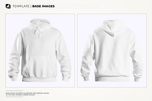 Male Hooded Jumper Mockup