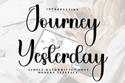 Journey Yesterday, a Handwritten Font by FreshTypeINK (Thumbnail 1 of 8)