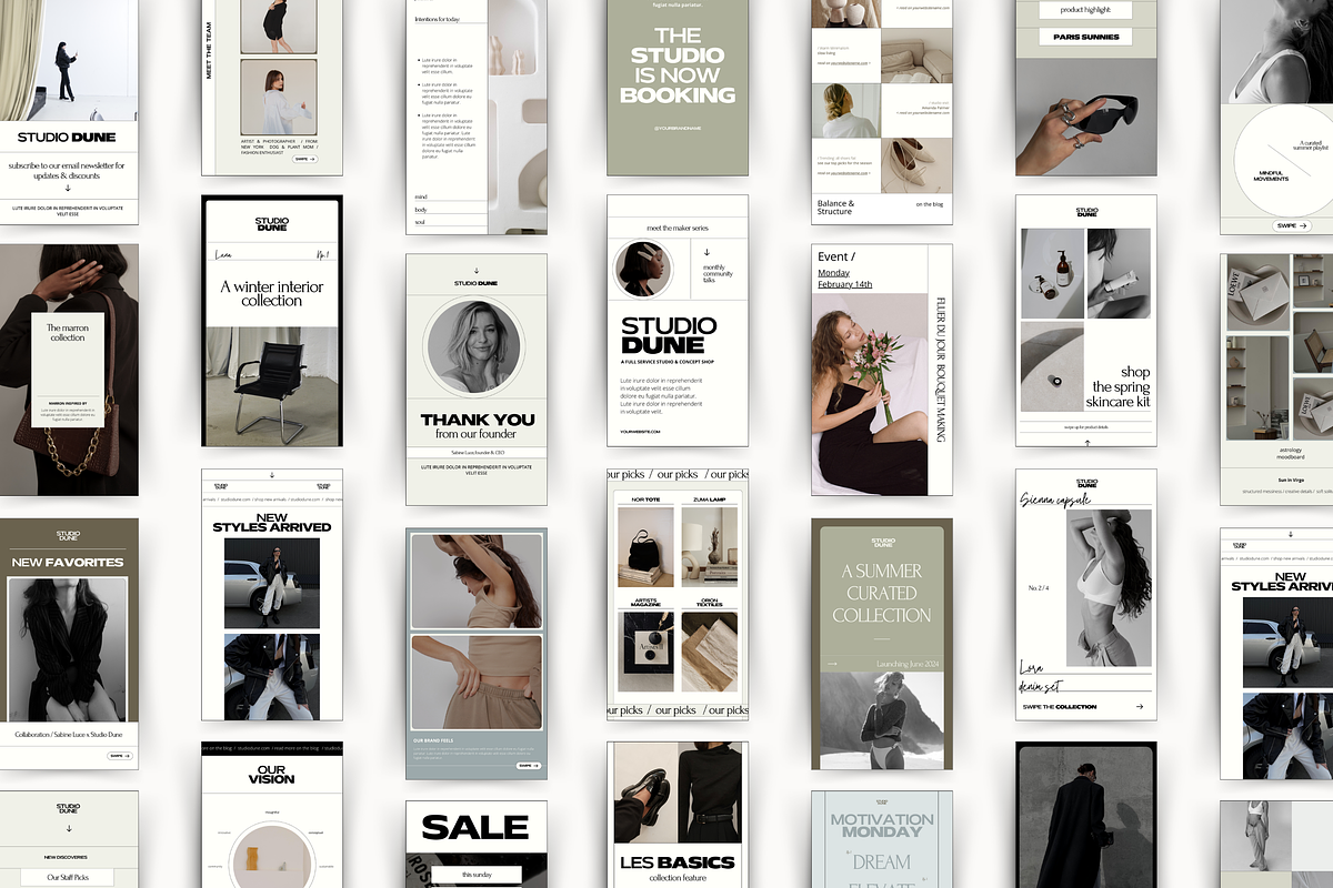 DUNE | Canva Instagram Stories, a Social Media Template by The Curatory Studio (Photo 6 of 6)