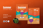 Summer Menu, a Print Template by Fannan Studio (Thumbnail 1 of 2)