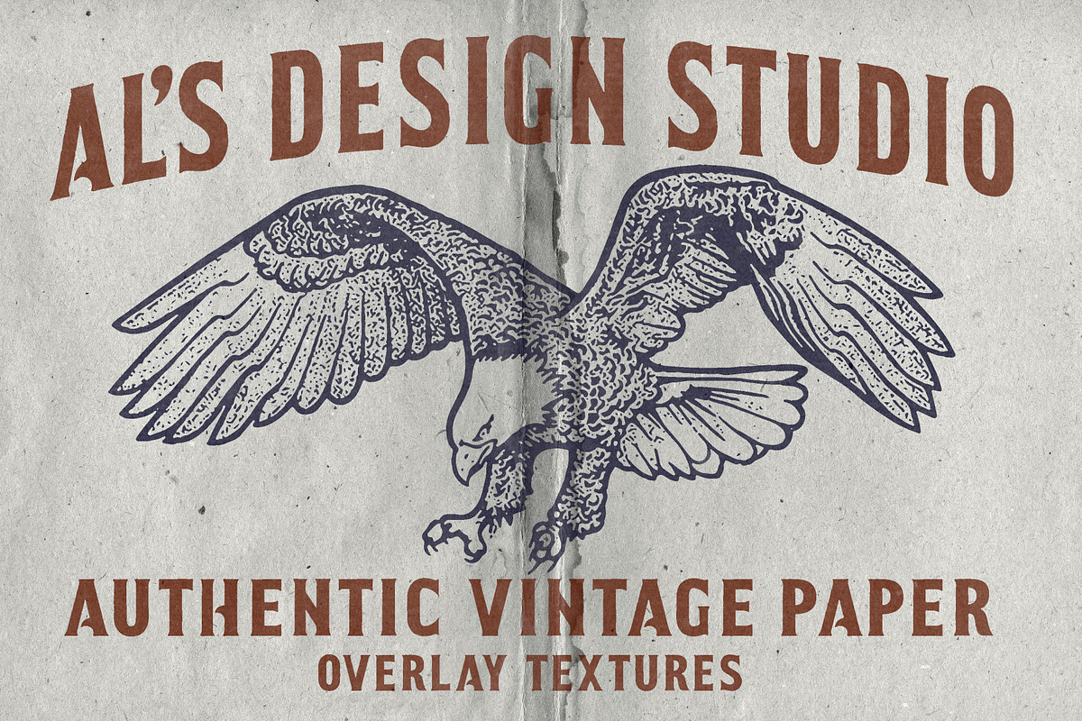 Vintage Paper Overlay, a Texture Graphic by AL's Design Studio (Photo 2 of 15)