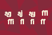 Lorzen - Sans Serif Font Display, a Sans Serif Font by Simetrica Labs (Thumbnail 9 of 14)