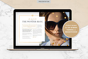 GOLDEN | Blog Media Kit, a Resume Template by Marigold Studios (Thumbnail 9 of 10)