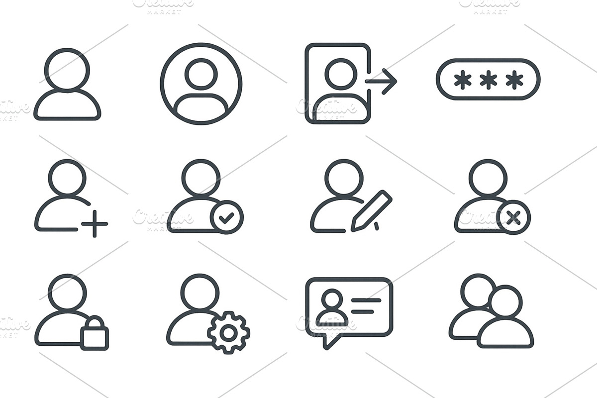 Vector illustration of user account, a Technology Illustration by ZinetroN