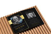 Funeral Program Template Set I Canva, an Invitation Template by The Social Stuff (Thumbnail 5 of 9)