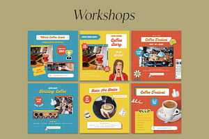 Coffee Shop Social Media CANVA