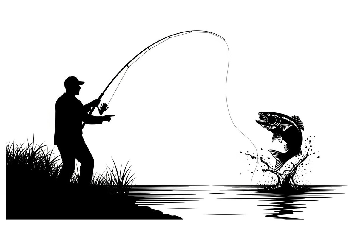 Fishing Silhouette Vector Bundle, an Illustration by hafijul (Photo 28 of 51)