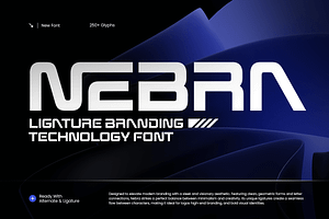 Nebra - Branding Technology Font