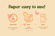 Disco Cowgirl Branding Starter Kit, a Branding & Logo Template by Hell Yeah Designs (Thumbnail 7 of 18)