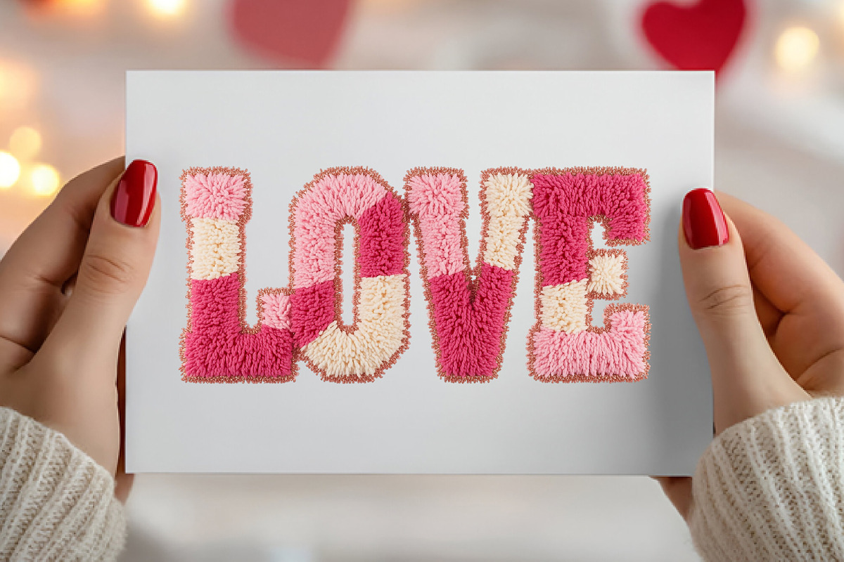 LOVE Yarn Crochet Png, Valentine Png, an Illustration by Canvas Craft (Photo 3 of 7)