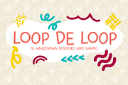 Loop de Loop — 70 Handdrawn Doodles, a Texture Illustration by Mix Fonts (Thumbnail 1 of 4)