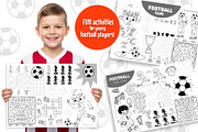 Football Colorless Playmats for Kids, an Education Illustration by Ksenya Savva (Thumbnail 5 of 7)