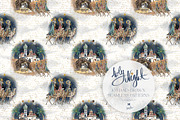 Nativity Christmas Family Patterns, a Pattern Graphic by KaramfilaS (Thumbnail 12 of 14)