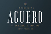 Aguero Serif - Clean & Elegant Font, a Serif Font by Craft Supply Co. (Thumbnail 1 of 9)