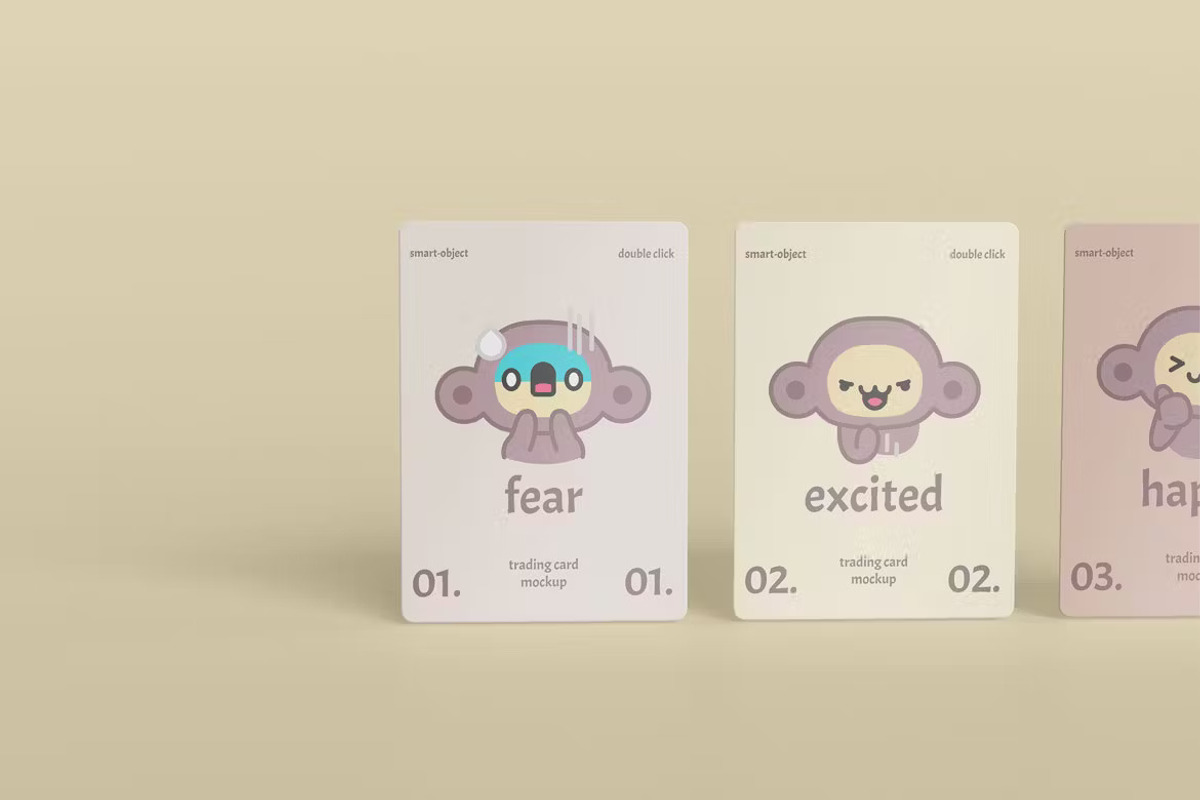 Trading Cards Display Mockup, a Product Mockup by GearShift (Photo 2 of 7)