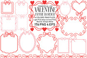Coquette Valentine Frame Border Clip, an Illustration by Daily.Designs (Thumbnail 1 of 6)