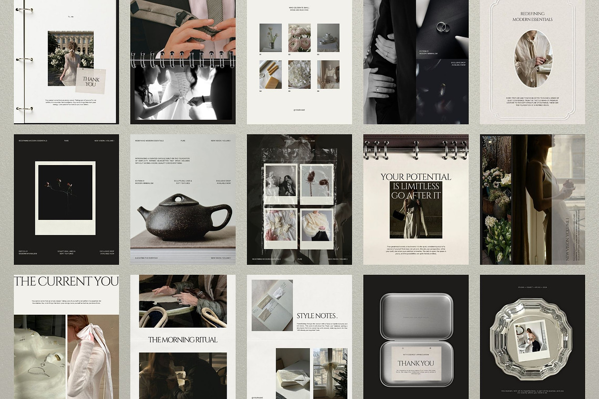 Quiet Luxury Canva Brand Kit, a Social Media Template by Pani Temp. (Photo 6 of 13)