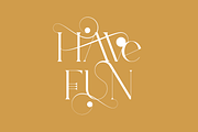 Sun Type Creative logo font, a Serif Font by VP Fonts (Thumbnail 17 of 18)