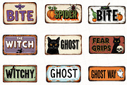 Vintage Rustic Halloween Sublimation, an Illustration by OK Design (Thumbnail 2 of 4)