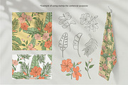 Tropical Garden 30 Procreate Stamps, a Brushes & More by Mari_Caliart (Thumbnail 7 of 7)