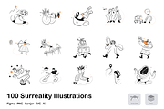 Surreality - 100 illustrations, a Person Illustration by Vectopus.com (Thumbnail 2 of 7)