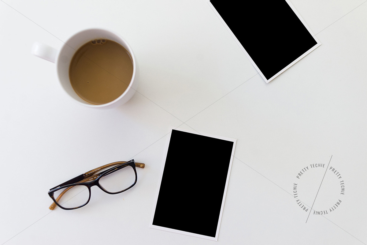 Coffee + Photo Mockup | minimal, a Mockup by Pretty Techie (Photo 1 of 3)