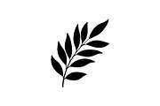 Botanical Leaf Silhouette Bundle, an Illustration by yasushie (Thumbnail 9 of 51)